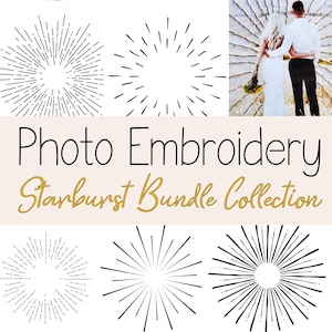 Plantillas de bordado de fotos con estrellas: plantilla de bordado de fotos para bordar fácilmente tus fotografías