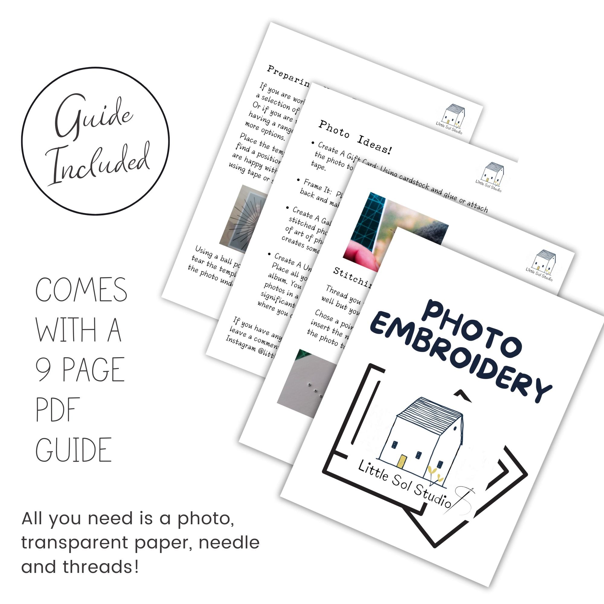 Photo Embroidery Template Starburst Bundle Creative Embroidery