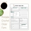 PRINTABLE Knitting Planner Page for Knitting Project Planner Boho ...