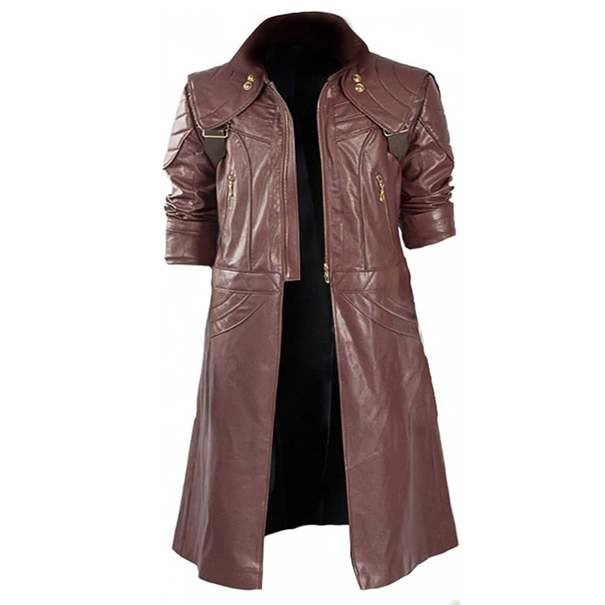 Devil May Cry V DMC5 Dante Aged Outfit Leather Cosplay Costume