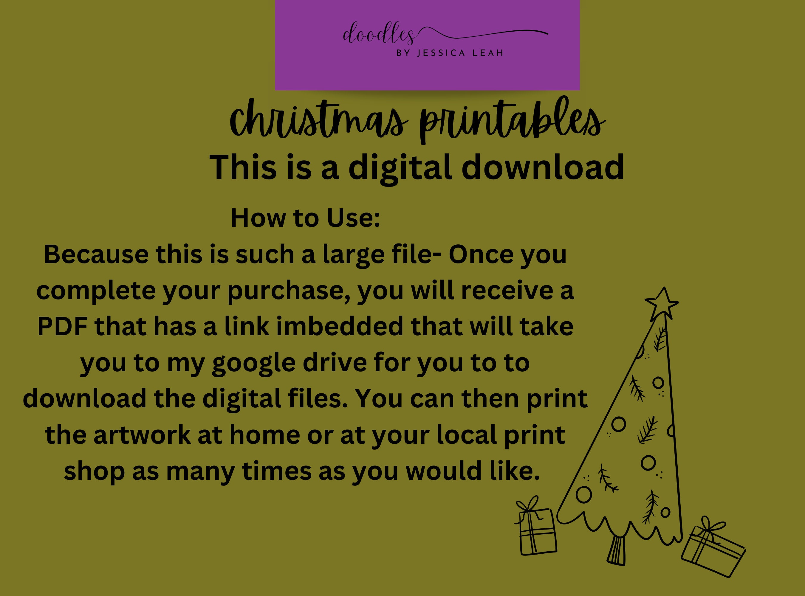 Christmas Coloring Banner, Coloring Table Runner, Giant Coloring Poster