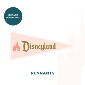 Disneyland Pennant Etsy UK