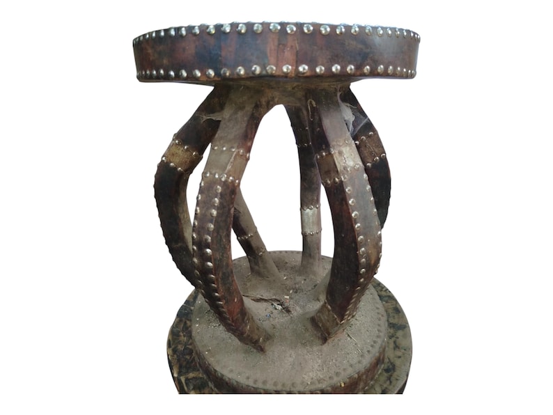 AfroCultureGifts Carved Borana Stool