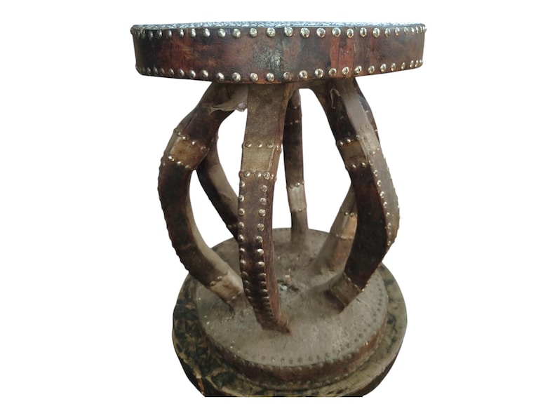 AfroCultureGifts Carved Borana Stool - Thumbnail 4