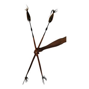 On Sale Defend & Conquer: Maasai Spear Bundle (Hunting and Protection) Forged in Africa by Expert Craftsmen Easy to Dismantle, Easy carry