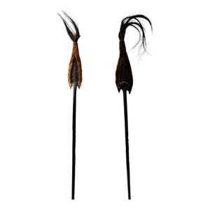 On Sale Strength & Beauty: Maasai Iron Spear with Tribal Mosaic Handle Easy to Dismantle Easy carry Powerful Maasai Iron Spear