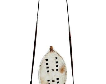 Zulu Warrior Bundle (Shield & Spears) White Shield,African handmade leather shield and spears,african home decor,wall art