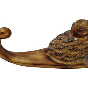 On sale!Hand-Carved Wooden Otter Figurine - Playful Wildlife Art Decor |Traditional Decor|home decor