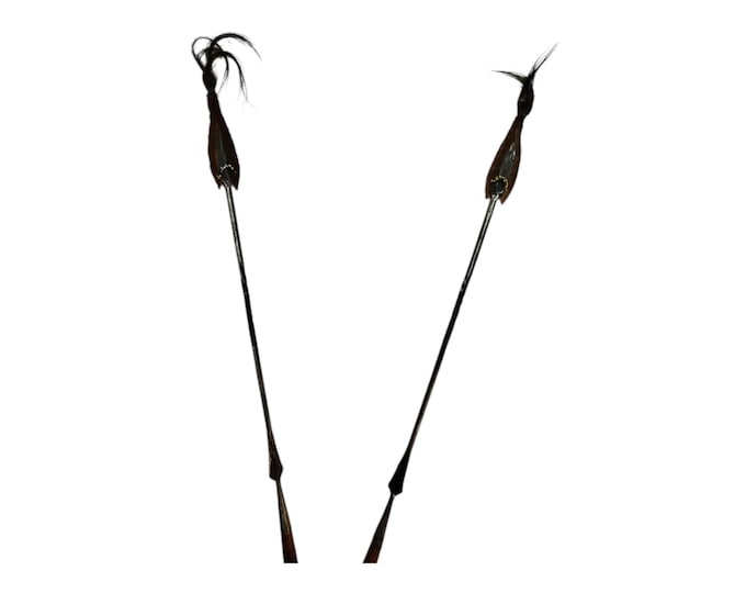 On Sale Defend with Strength: Maasai Warrior Spear Bundle (Set of 2) Forged in Africa by Expert Craftsmen Iron Easy to Dismantle Easy carry