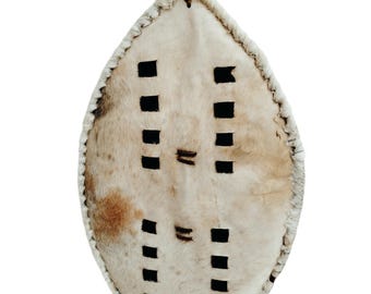 Authentic African Zulu War Shield Authentic African Artefact Hand-Woven in Africa Tribal Handcrafted Maasai Warrior Design gift ,wall art