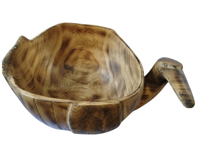 On sale!  Hand-Carved Wooden Duck-Shaped Bowl - Rustic Serving & Decor |Traditional Decor|home decor