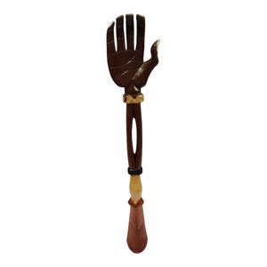 ON SALE!Hand-Carved Wooden Back Scratcher with Hand Motif - Unique Home Accessory