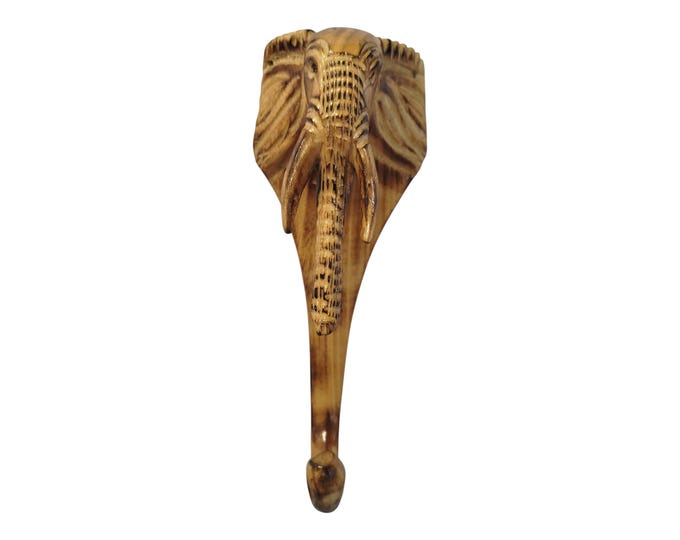 On sale! Hand-Carved Wooden Elephant Head Mask - African Art Decor |Traditional Decor|home decor
