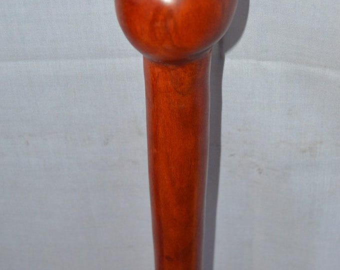 On Sale Handcrafted Round Head Walking Stick Reddish-Brown Timeless Elegance from Africa Walking Cane Hiking Stick | Status Stick