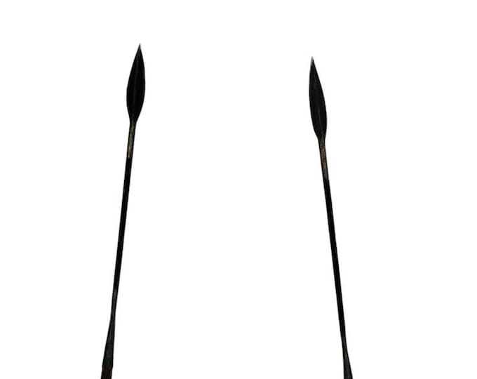 On Sale Maasai Spear Pair (Authentic African Weaponry) (Set of 2) Forged in Africa by Expert Craftsmen Iron Easy to Dismantle Easy carry