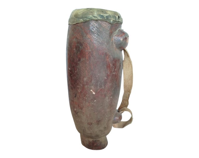 Antique Hand-Crafted Kenyan Isukuti Drum (Traditional Rhythms & Home Decor)  Traditional Rhythms |Tribal Art Decor|