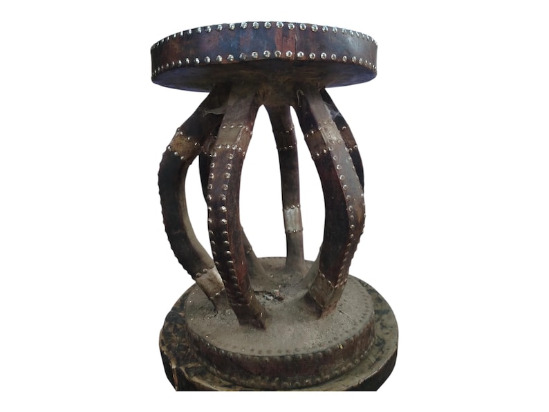 AfroCultureGifts Carved Borana Stool - Thumbnail 3