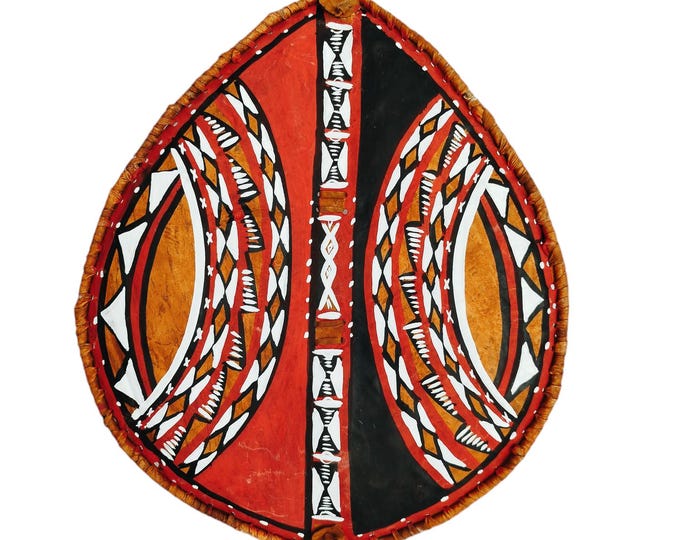 Colorful African Shield (Tribal Art) Hand-Woven in Africa Tribal Handcrafted African Maasai Warrior Design gift,handmade african home decor
