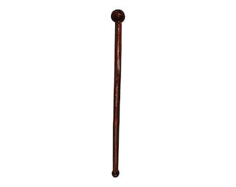 Ebony Rosewood Walking Stick: Handmade African Gentleman Cane
