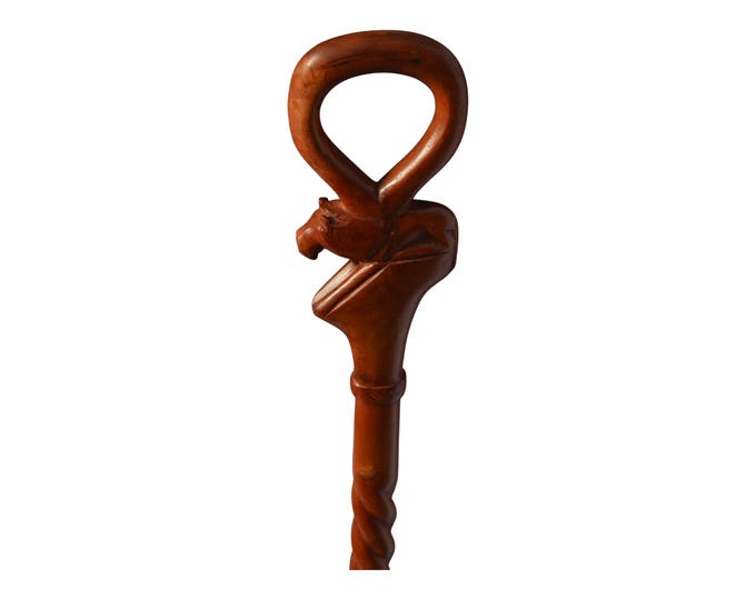 Regal Lion Walking Stick Hand-Carved in Africa from Finest Wood status stick hiking cane pointing stick