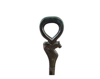 On Sale King of the Walk: Hand-Carved Lion Head Walking Stick (Finest Wood) Cane | Status Stick Pointing Stick Maasai Stick lion simba