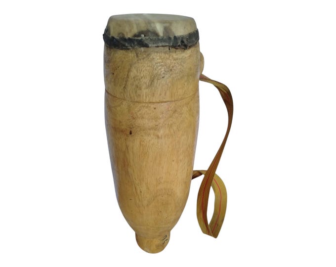 Antique Kenyan Isukuti Drum: Handcrafted Percussion Instrument (Traditional Rhythms & Home Decor) Traditional Rhythms |Tribal Art Decor|