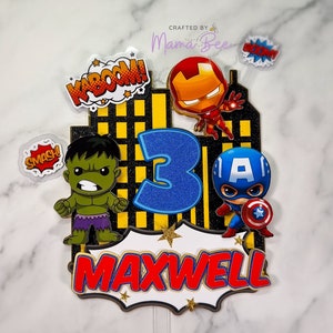 Hero Cake Topper (Customised)