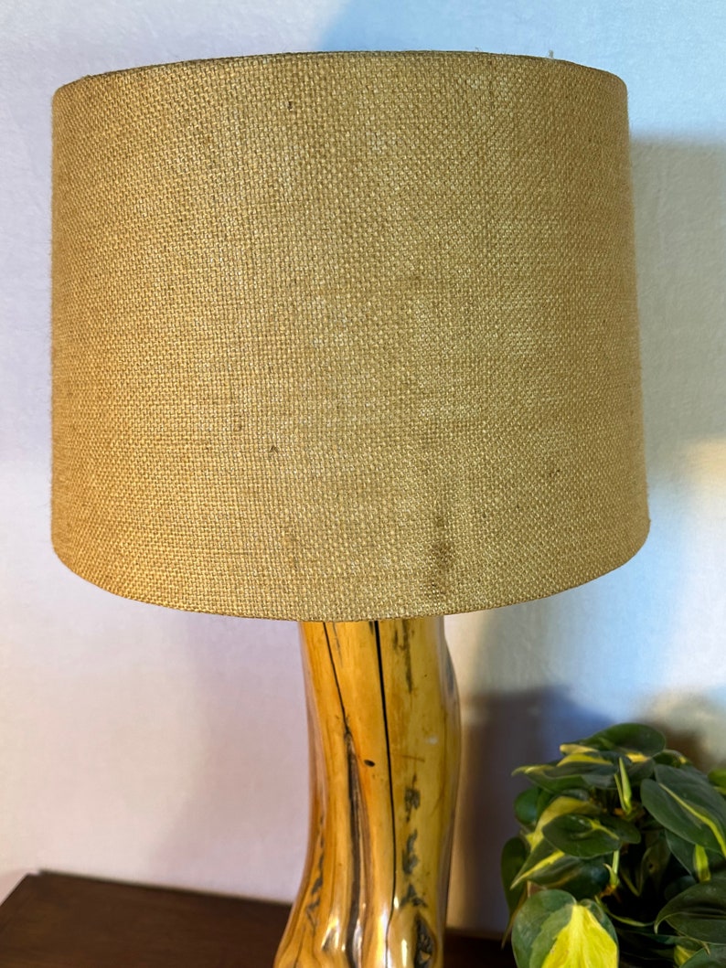 Vintage Wood Lamp MCM Mid Century image 6