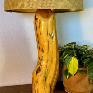 Vintage Wood Lamp MCM Mid Century image 5