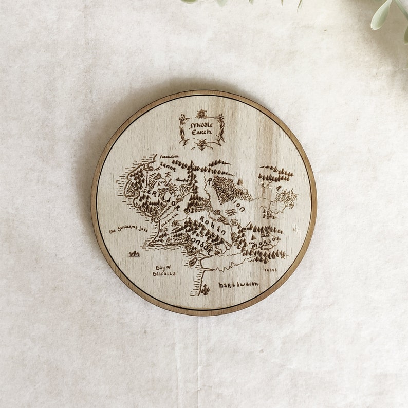 LOTR Rohan & Gondor Map Mouse Mat | Stay At Home Mum