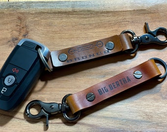 Custom Leather Keychains