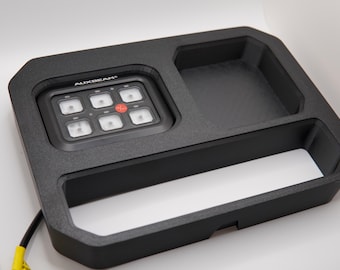 2019+ Ram Truck Center Console Auxbeam 6 - Gang Switch Panel Mount and Storage