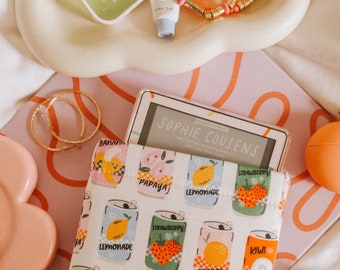 Beverage Girlie Book Sleeve - Kindle Sleeve| Bookish Gifts | Reader Gifts
