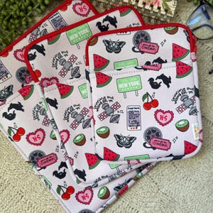 Harry Styles Zip Pouch - Kindle Pouch, Book Sleeve zipper Front Pocket, Neoprene E-reader Cover, Case for e-reader, Book Cover,