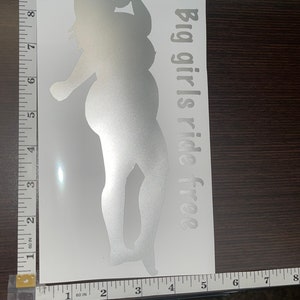 Fat Goddess Suncatcher Decal, Window Cling