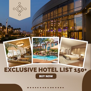 International Hotel Email List 150+ Hotels