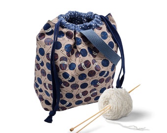 Handcraft bag and bag for hobbies Knitting bag practical bag for knitting items