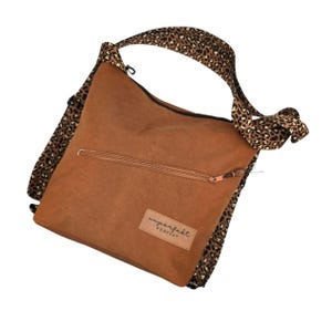 Rucksacktasche 2 in 1 Umhängetasche mit Funktion auch als Rucksacktasche