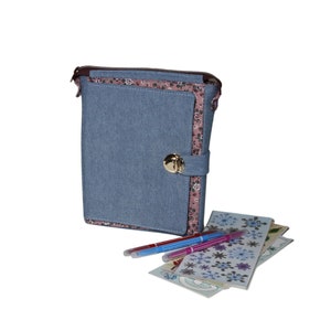 Sewing instructions with pattern for the SINA organizer as a protective cover for your Bullet Journal