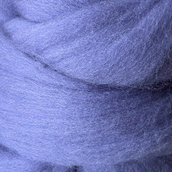 Lavender Wool Roving for Needle Felting, Wet Felting, Spinning, Weaving + Knitting Chunky Knit Blankets - 1, 2 + 3 by the Ounce Ropes