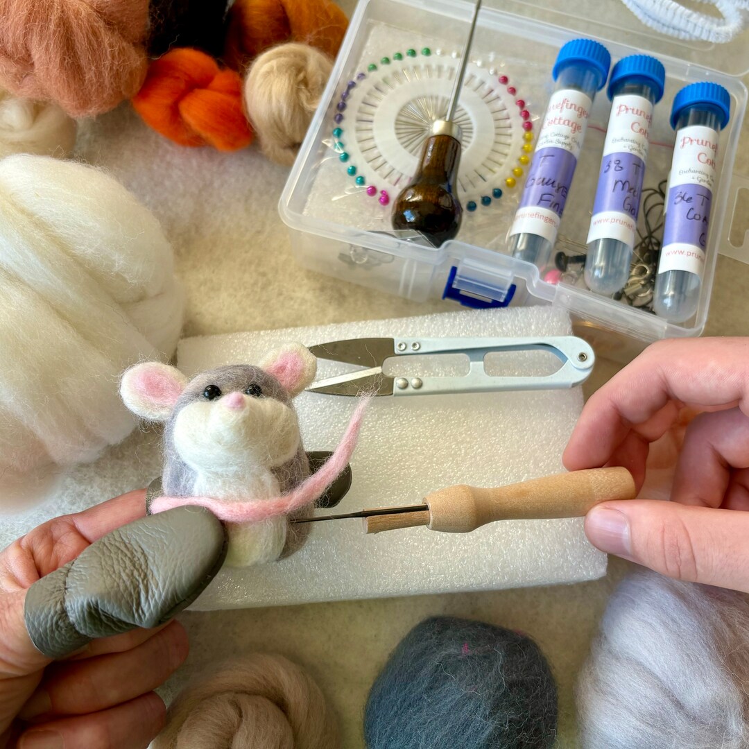DIY Wool Needle Felting Beginner Wool Felt Animal Craft Gift Kit ...