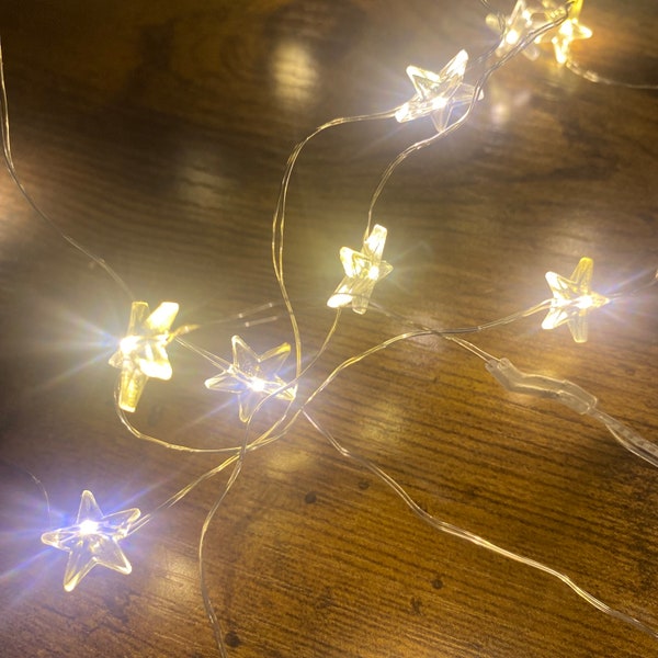 Mini String Fairy Lights for Crafts Crafting, Tabletop Trees, Miniature Indoor Potted Tropical Houseplant Gardens, Table Decor + Terrariums