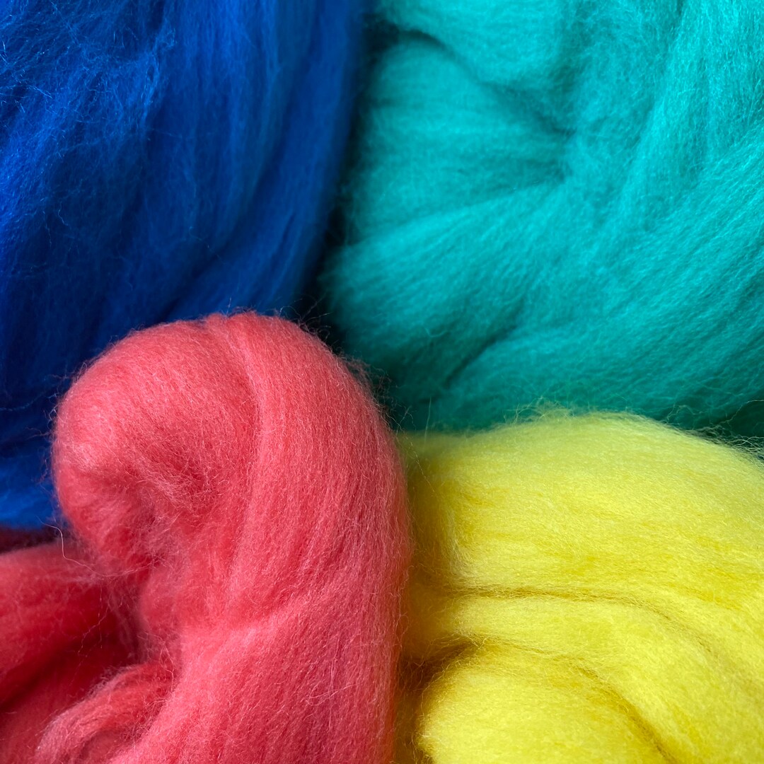 Felting Wool Roving Fibers Wool Needle Felting Kit Tools for Needle ...