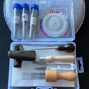 DUKOIPP Needle Felt Starter Kit, Needle Felting Kit, Needle Felt Supplies,  Wool Felt (Includes Keychain), Needle Felt Pads, Felt Needles, DIY Craft