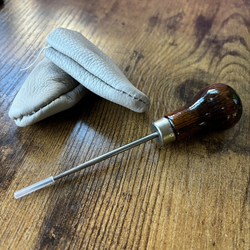 Protective Leather Finger Guards or Thimbles Wool Needle Felting Tools