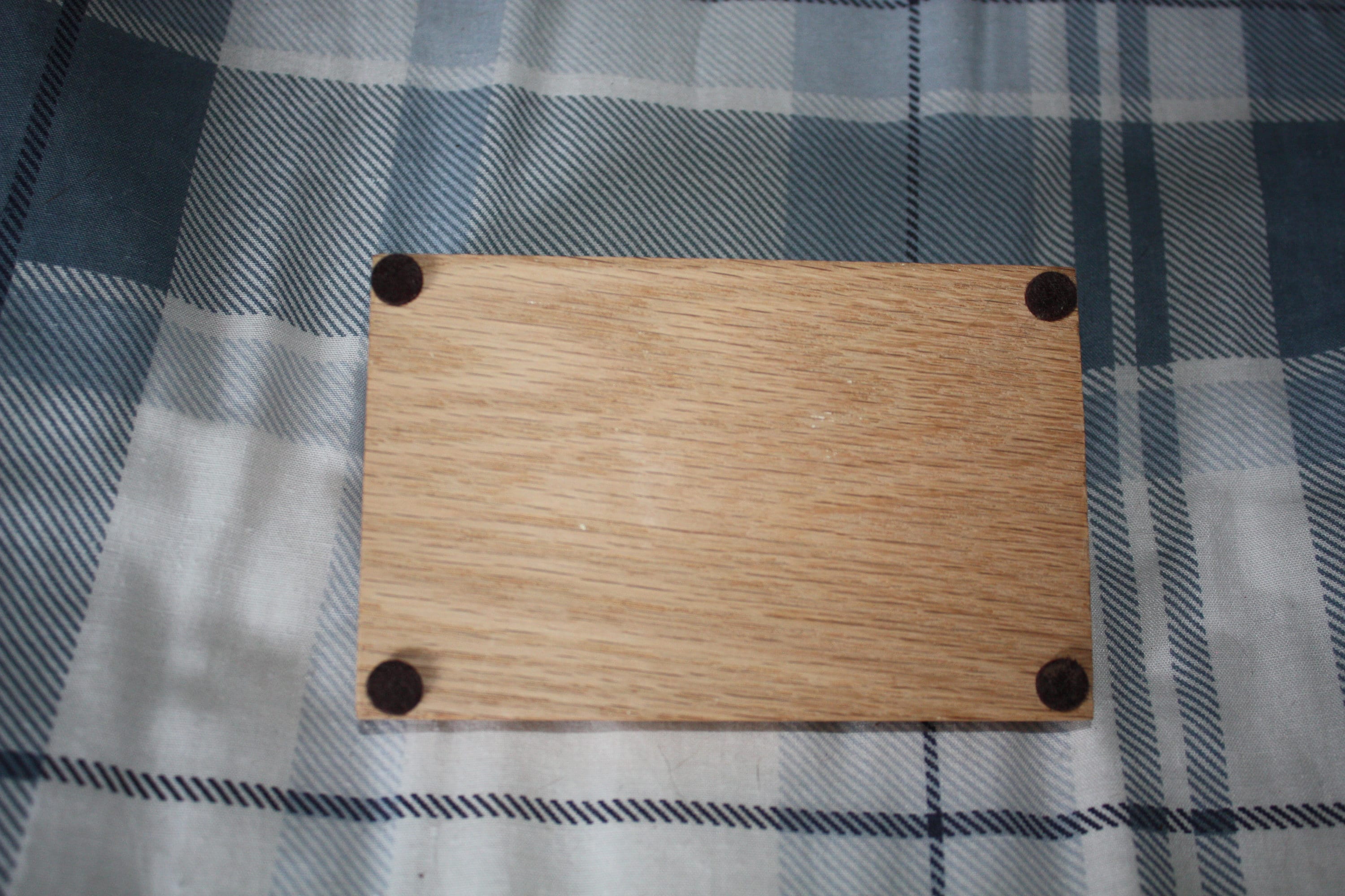 Fly Tying Drying Stand 2 Tier Oak and Walnut Holds 10 Flies Furniture