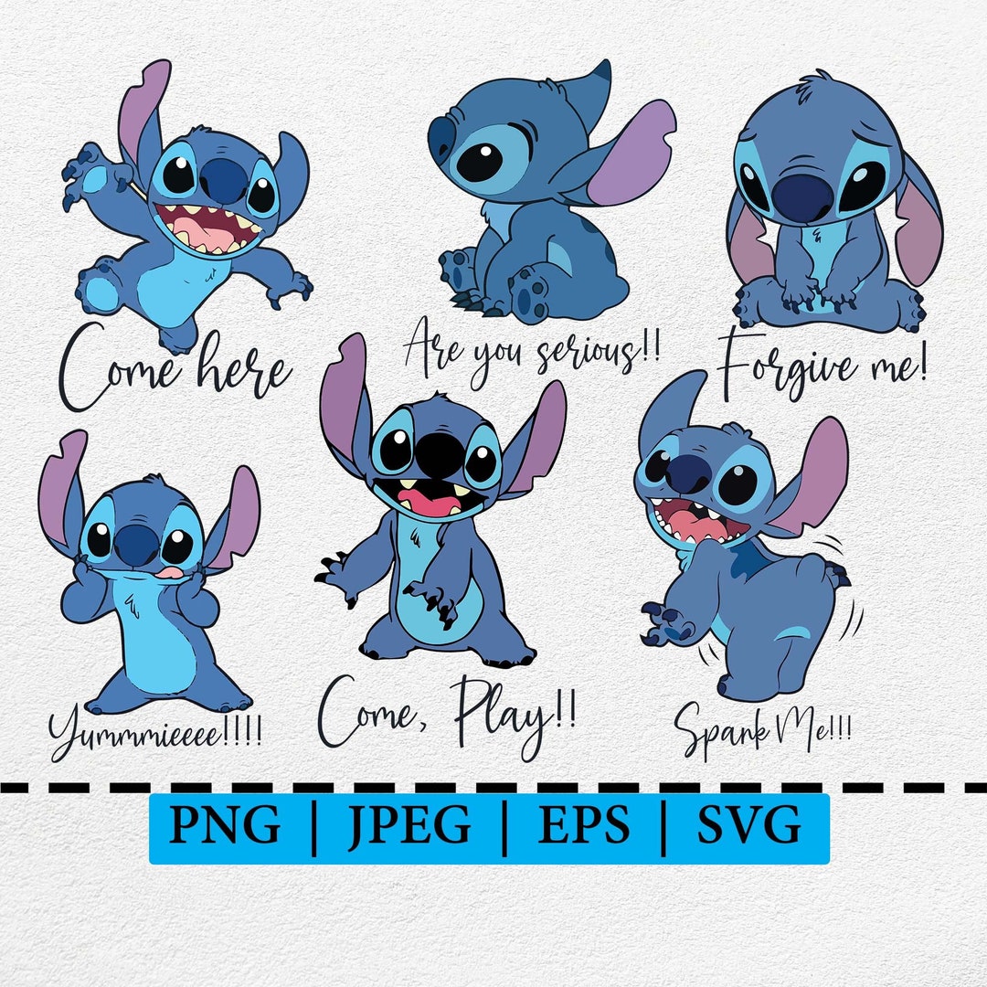 Lilo And Stitch Svg Bundle Files Lilo And Stitch Svg For Etsy