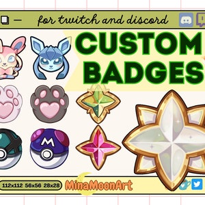Aangepaste Twitch-badges, aangepaste subbadges Twitch, aangepaste Twitch-badges, leuke subbadges, Twitch-badge, subbadges, aangepaste bitbadges, badges