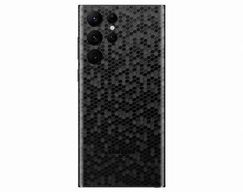Samsung Galaxy S22 Plus Ultra Vinyl Skin Skins Wrap Decal 3M Protection Camo Carbon Leather Marble Char Wood Oak Matrix Honeycomb