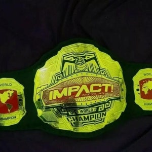 WORLD IMPACT HEAVYWEIGHT Wrestling Championship Title Belt